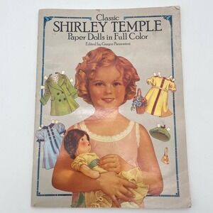Shirley Temple Paper Dolls Full Color Vintage Fun USA Book Dover Publications‎